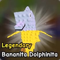 Bananita Dolphinita brainrot from Plants vs Zombies Roblox experience.